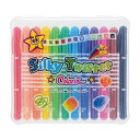 ★ポイント最大16倍★【教育施設様限定商品】-ed 192166 水性クレヨン シルキーツイスター(1)12色 メーカー名 ヤマト CLST-12-【教育・福祉...