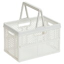 ★8/4-11 P最大27倍★【教育施設様限定商品】-ed 195158 折りたたみバスケット Mスモーキーホワイト メーカー名 天馬 128379-【教育・福...