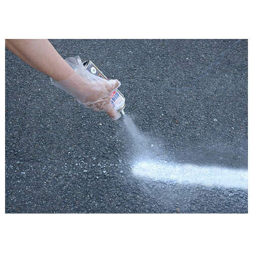 ★8/4-11 P最大27倍★【教育施設様限定商品】-ed 196165 道路線引き用スプレー400ml 太線 （線幅：約9cm）白太線 （線幅：約9cm） メーカー名 アサヒペン 404619-【教育・福祉】