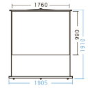★7/4-11 P最大27倍★【教育施設様限定商品】-ed 800372 床置き式スクリーン Y80HD メーカー名 サンワサプライ PRS-Y80HD-【教育・福祉】