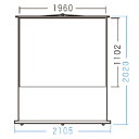 ★7/4-11 P最大27倍★【教育施設様限定商品】-ed 800373 床置き式スクリーン Y90HD メーカー名 サンワサプライ PRS-Y90HD-【教育・福祉】