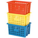 ★ポイント最大16倍★【教育施設様限定商品】-ed 802010 大型コンテナボックス3色(60L) メーカー名 30477-【教育・福祉】