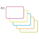★5/23-27 P最大27倍★【教育施設様限定商品】-ed 806133 発表マグネットシート白板(2)暗線小 (450×300mm) メーカー名 オータケ ...