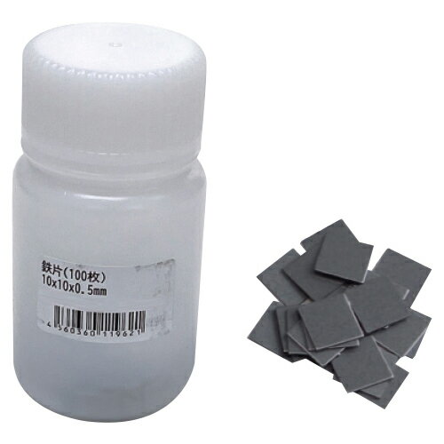 ★ポイント最大16倍★【教育施設様限定商品】-ed 100786 金属片（100枚）（4）亜鉛片 メーカー名 F35-810..