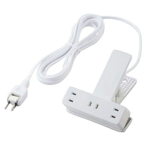 ★ポイント最大16倍★【教育施設様限定商品】-ed 101735 シャッター雷ガード付クリップタップ5m ブラック..