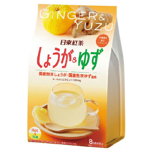 ★ポイント最大16倍★【教育施設様限定商品】-ed 102115 しょうが＆ゆず(8本) メーカー名 日東紅茶 ショ..