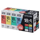 ★ポイント最大16倍★【教育施設様限定商品】-ed 117606 テプラPROカートリッジ ベーシックパック18mm メーカー名 キングジム SC186T-【教...