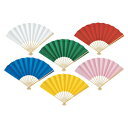 ★ポイント最大16倍★【教育施設様限定商品】-ed 138102 カラー扇子赤 メーカー名 -【教育・福祉】