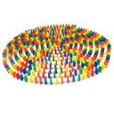 ★ポイント最大16倍★【教育施設様限定商品】-ed 157540 ドミノたおし500(2)カラー(小) メーカー名 C67300-【教育・福祉】