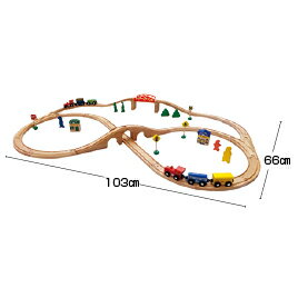 ★ポイント最大16倍★【教育施設様限定商品】-ed 157922 街と鉄道あそびベーシックセット（49ピース） メ..