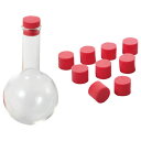 ★ポイント最大16倍★【教育施設様限定商品】-ed 159983 発泡ポリスチレン栓 (丸底フラスコ付) メーカー名 11130523-【教育・福祉】