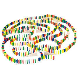 ★ポイント最大16倍★【教育施設様限定商品】-ed 163462 ドミノゲーム(500ピース) メーカー名 YB-8004-【教育・福祉】