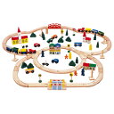 ★ポイント最大16倍★【教育施設様限定商品】-ed 166073 街と鉄道あそびデラックスセット(100ピース) メーカー名 コンセル L03380-【教育・福祉】