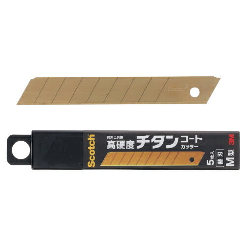 ★ポイント最大16倍★【教育施設様限定商品】-ed 196113 スコッチチタンコートカッター替刃(5枚)(1)M型 メーカー名 3M TI-CRM5-【教育・...