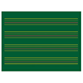 ★ポイント最大16倍★【教育施設様限定商品】-ed 805815 四線マグネットシート（2）白板 メーカー名 オータケ 1504-【教育・福祉】