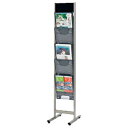 ★ポイント最大16倍★【教育施設様限定商品】-ed 806216 パンフレットスタンド(1)1列5段 メーカー名 CY34-【教育・福祉】