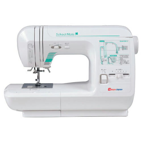 ★ポイント最大16倍★【教育施設様限定商品】-ed 806539 直線電子ミシン SM−12本体＋フットコントローラ..