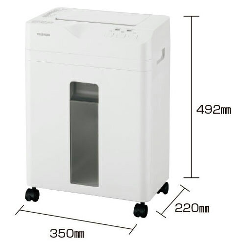 ★ポイント最大16倍★【教育施設様限定商品】-ed 808572 オートフィードシュレッダー AFSB60C-W メーカー名 アイリスオーヤマ 106565-【教育・福祉】