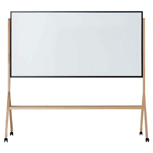★ポイント最大16倍★【教育施設様限定商品】-ed 820258 木製脚両面ホーロー ホワイトボード W1810mm メ..