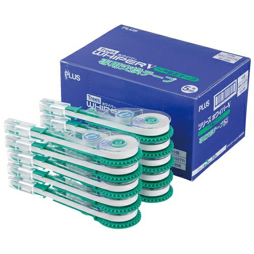 修正テープホワイパーV交換テープ5mm10個(2147345082549)プラス(1個単位)jtx183169-【代引き不可商品】【JTX】
