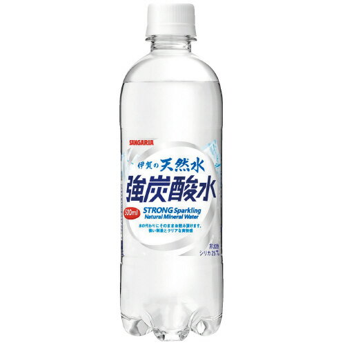 5/9-16 P最大23倍 全国配送可 -※伊賀の天然水強炭酸水PET500mL/24本サンガリア品番jtx769925- ジ
