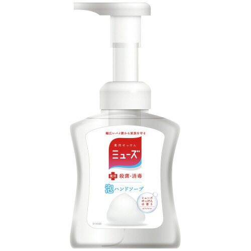 ミューズ泡ハンド本体250mL せっけんの香り　レキットベ品番【】 jtx756381 JAN4906156801095【商品仕様】 ●内容量：250mL●医薬部外品：対象●液性：弱酸性●成分：サリチル酸（有効成分）、POEラウリルエーテル硫酸アンモニウム液、アルキルグリコシド、濃グリセリン、クエン酸、クエン酸Na、POE(17)POP(17)ブチルエーテル、エデト塩酸、POE・ジメチコン共重合体、ヒドロキシエチルセルロース、ベンジルアルコール、安息香酸Na、ソルビン酸K、チャエキス(1)、ヒアルロン酸Na-2、ビタミンCリン酸Mg、香料、エタノール●有効成分：サリチル酸●香り：ミューズオリジナルせっけんの香り●種別：本体●泡タイプ出荷/包装単位：1/24 ●JAN 4906156801095 ●本体サイズ　（幅）85mm（奥行き）47mm（高さ）179mm（重量）300g ●個装サイズ （幅）85mm（奥行き）47mm（高さ）179mm（重量）300gcallme コールミー コール・ミー 明日 楽 カウネット kaunet ソロエル オフィス 家具 事務所 tano タノメ モノタロウ monotaro 免税 TAXFREE DUTY 爆買 月島堂 tukishima 勝どき オフィス家具 インテリア 家具 アウトレット レイアウト 新品 お買い得 限定 送料無料 送料込 通販 通信販売 人気 ランキング 楽天 ネットショッピング 会社 プロ オフィス 事務所 業務用 仕事用 商談 テレワーク リモート 打ち合わせ 会議室 事務室 事務 作業用 事務用 かわいい　座り心地　おしゃれ お洒落 クール かっこいい ネットカフェ マンガ喫茶 漫画喫茶 学校 小学校 中学校 高校 高等学校 専門学校 大学 大学院 オフィス 事務所 店舗 卒業式 入学式 防災 決算 期末 新入社員 新入生 新生活 引っ越し 引越 転居 移転 介護 病院 クリニック 診療所 グループホーム 訪問看護 訪問介助 居宅 インボイス対応 適格請求書発行事業者メーカー希望小売価格はメーカーカタログに基づいて掲載しています★お見積りはこちらから★★月島堂はインボイス対応済！インボイスのご請求書、領収書をご発行可能です。★業界最安値に挑戦！専門店ならではの納得価格。★創業25年の信頼と実績！★多くのお客様に選ばれ、累積受注件数35000件突破！★月島堂は90％以上のお客様にご納得いただいております。★お気軽にお見積もりご依頼下さい★お見積りはこちらから★