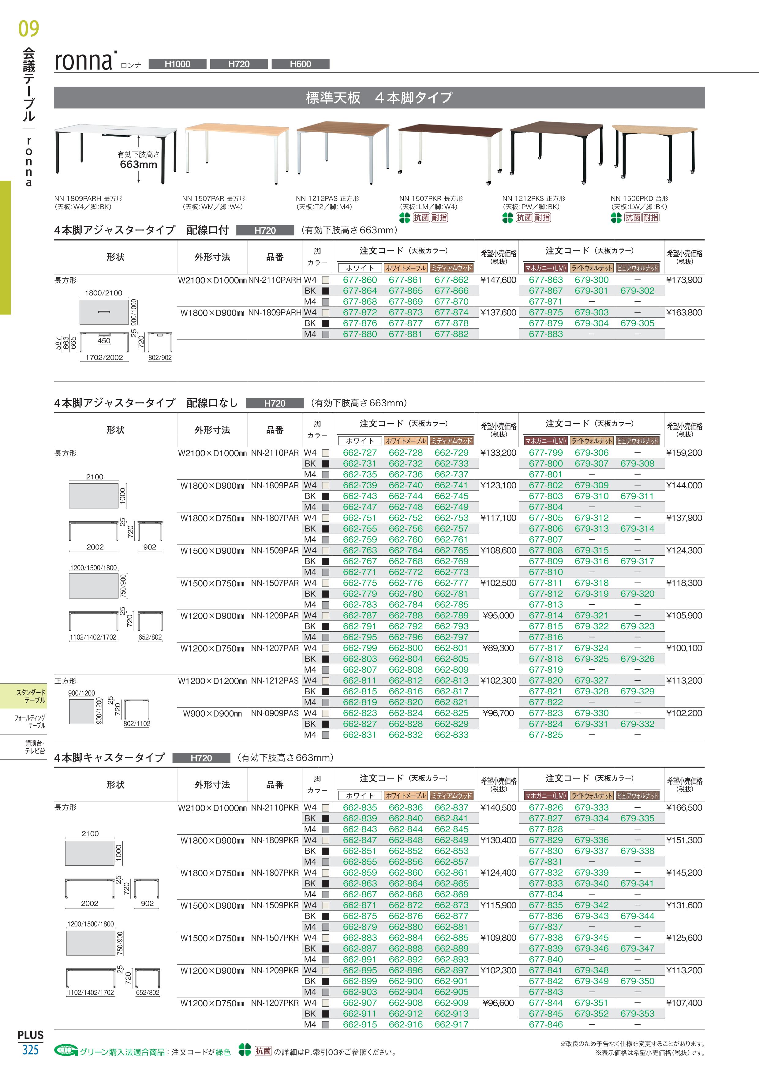 ★5/9-16 P最大26倍★【送料無料】-ロンナ 会議テーブル NN-0909PAS T2/M4　プラス 品番 NN-0909PAS T2/M4 jtx 662833-【ジョインテックス・JOINTEX】JAN 3