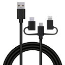 ★7/4-11 P最大27倍★【全国配送可】-3in1ケーブルmicroB/TypeC/Lightning1.2m黒 エレコム 品番 MPA-AMBLCAD12BK jtx 118547-【ジョインテックス・JOINTEX】JAN 4549550175050 メーカー在庫品