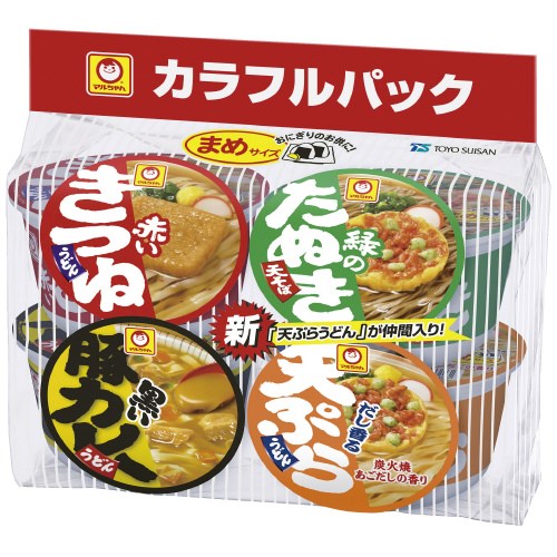 ★ポイント最大16倍★【全国配送可】-※まめカラフルパック 4食×6パック 東洋水産 品番 jtx 125153-【ジョインテックス・JOINTEX】JAN 4901990369282 メーカー在庫品