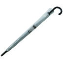 ★ポイント最大16倍★【全国配送可】-ジャンプ傘 65cm 透明 1本 オカザキ 品番 jtx 165763-【ジョインテックス・JOINTEX】JAN 4986614259491 メーカー在庫品