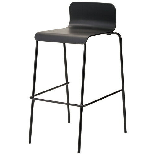 ★ポイント最大16倍★【送料無料】-ハイチェア UB-4N ブラック脚　CMC 品番 UB-4N BK/BK jtx 171695-【ジョインテックス・JOINTEX】JAN