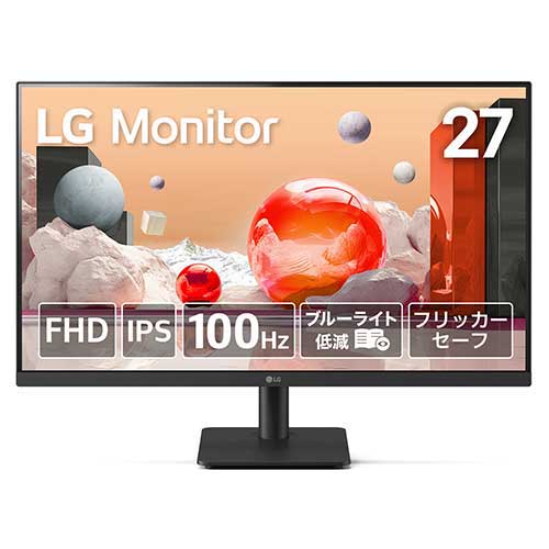 ★ポイント最大16倍★【送料無料】-液晶モニター 27型 27MS500-B LG 品番 27MS500-B jtx 196879-【ジョインテックス・JOINTEX】JAN 4989027026230