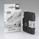 ★ポイント最大16倍★【全国配送可】-文字テープ LM-L512BM 艶消銀に黒文字 12mm マックス 品番 LX90642 jtx 201004-【ジョイン...