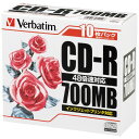★6/4-11 P最大27倍★【全国配送可】-CD−R <700MB> SR80PP10C 100枚 Verba 品番 SR80PP10C jtx ...