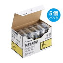 ★ポイント最大16倍★【全国配送可】-テプラPROテープSC9Y-5P 黄に黒字 9mm 5個 キングジム 品番 SC9Y-5P jtx 286813-【ジョインテックス・JOINTEX】JAN 4971660763382 メーカー在庫品