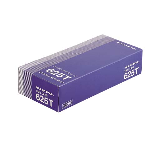 ★ポイント最大16倍★【全国配送可】-タイムカード 625T 100枚　ニッポー 品番 625T jtx 29199-【ジョインテックス・JOINTEX】JAN 4938692021804 メーカー在庫品