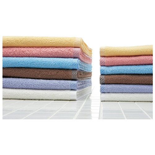 ★ポイント最大16倍★【全国配送可】-ボーダー入バスタオル ライラック　オーミケン 品番 10400202 jtx 333681-【ジョインテックス・JOINTEX】JAN 4957884131008 メーカー在庫品