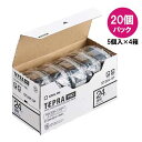 ★ポイント最大16倍★【送料無料】-PROテープ ST24K-20 透明に黒字 24mm 20個 キングジム 品番 ST24K-20P jtx 343362-【...