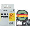★7/19-26 P最大27倍★【全国配送可】-テプラPROテープ SC12YR 黄に赤文字 12mm キングジム 品番 SC12YR jtx 351961-【...