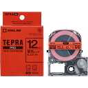 ★7/19-26 P最大27倍★【全国配送可】-テプラPROテープSK12R 蛍光赤に黒文字 12mm キングジム 品番 SK12R jtx 353260-【ジ...