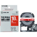 ★7/19-26 P最大27倍★【全国配送可】-テプラPROテープ SD18R 赤に白文字 18mm キングジム 品番 SD18R jtx 353357-【ジョ...