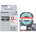 ★ポイント最大16倍★【全国配送可】-テプラPROテープ SS6R 白に赤文字 6mm キングジム 品番 SS6R jtx 353376-【ジョインテックス・JOINTEX】JAN 4971660752416 メーカー在庫品