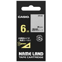 ★7/19-26 P最大27倍★【全国配送可】-透明テープ XR-6X 透明に黒文字 6mm カシオ計算 品番 XR-6X jtx 353705-【ジョインテッ...
