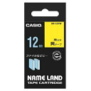 ★7/19-26 P最大27倍★【全国配送可】-ラベルテープ XR-12YW 黄に黒文字 12mm カシオ計算 品番 XR-12YW jtx 353713-【ジ...