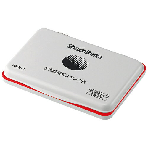 ★ポイント最大16倍★【全国配送可】-水性顔料系スタンプ台HKN-3-R赤　シヤチハタ 品番 HKN-3-R jtx 372348-【ジョインテックス・JOINTEX】JAN 4974052060229 メーカー在庫品