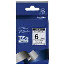 ★ポイント最大16倍★【全国配送可】-文字テープ TZe-111透明に黒文字 6mm ブラザー 品番 TZe-111 jtx 383824-【ジョインテックス・...
