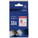 ★ポイント最大16倍★【全国配送可】-文字テープ TZe-222白に赤文字 9mm ブラザー 品番 TZe-222 jtx 383885-【ジョインテックス・J...