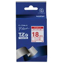 ★7/19-26 P最大27倍★【全国配送可】-文字テープ TZe-242白に赤文字 18mm ブラザー 品番 TZe-242 jtx 383887-【ジョイン...