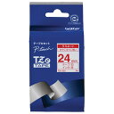 ★7/19-26 P最大27倍★【全国配送可】-文字テープ TZe-252白に赤文字 24mm ブラザー 品番 TZe-252 jtx 383888-【ジョイン...