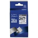 ★7/19-26 P最大27倍★【全国配送可】-強粘着テープTZe-S251白に黒文字 24mm ブラザー 品番 TZe-S251 jtx 383908-【ジョ...